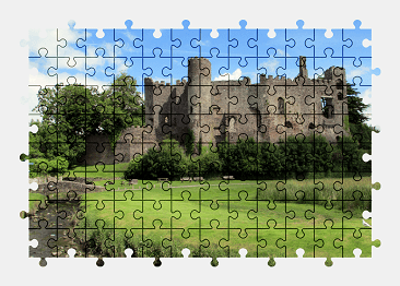 Jigsaw puzzle online castle,wales,building,architecture