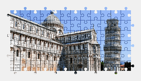 Jigsaw puzzle online pisa,tower,italy,building,architecture,colorful