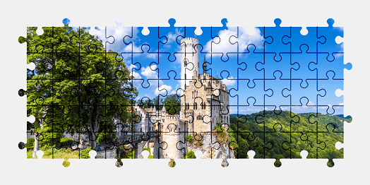 Jigsaw puzzle online castle,germany,building,architecture,colorful