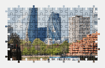 Jigsaw puzzle online city,london,skyscraper,england,building,architecture,colorful
