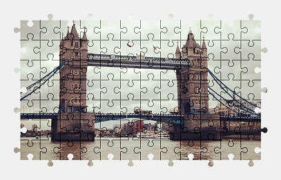 Jigsaw puzzle online london,bridge,england,city,architecture