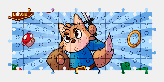 Jigsaw puzzle online lonesome-village,video-games,colorful,character