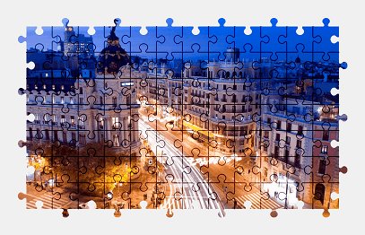 Jigsaw puzzle online madrid,city,spain,building,architecture