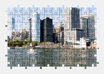 Jigsaw puzzle online manhattan,new-york,city,usa,architecture,skyscraper,building