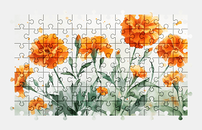 Jigsaw puzzle online painting,flower,art,colorful