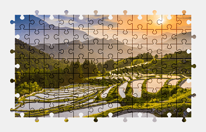Jigsaw puzzle online japan,nature,landscape,water,mountains,colorful