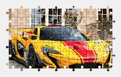 Jigsaw puzzle online mclaren,sports-car,colorful,car,vehicle