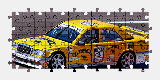 Jigsaw puzzle online mercedes-benz,sports-car,car,race,colorful