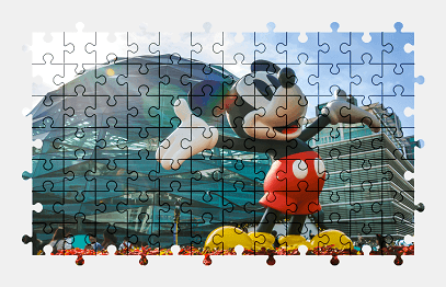 Jigsaw puzzle online mickey-mouse,cartoon,character,colorful