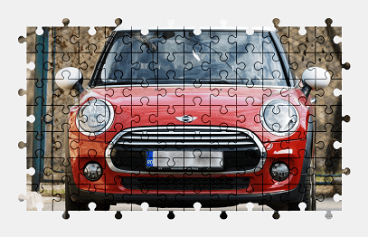 Jigsaw puzzle online mini-cooper,car,vehicle