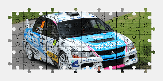 Jigsaw puzzle online rally,mitsubishi,sports-car,car,vehicle,sport,race,colorful