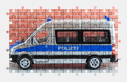 Jigsaw puzzle online police,bus,vehicle,toy,car,model-car,colorful