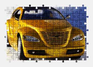 Jigsaw puzzle online yellow,chrysler,toy,car,model-car