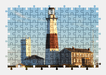 Jigsaw puzzle online lighthouse,new-york,building