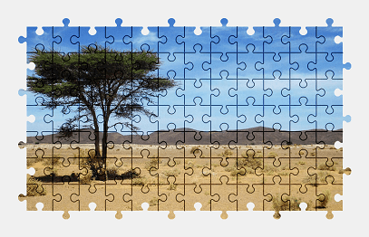 Jigsaw puzzle online desert,landscape,sand,africa,nature