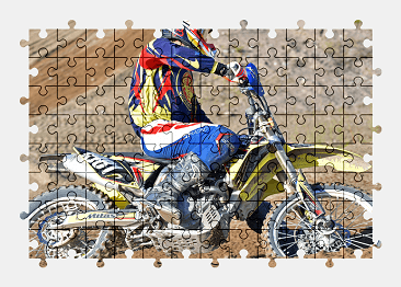 Jigsaw puzzle online motocross,motorcycle,race,colorful,vehicle,sport