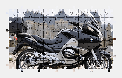 Jigsaw puzzle online bmw,motorcycle,vehicle,castle