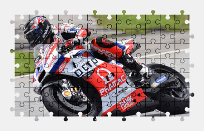 Jigsaw puzzle online motorcycle,race,sport,vehicle,colorful