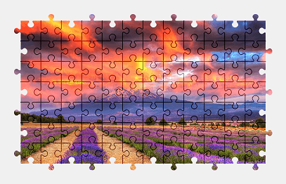 Jigsaw puzzle online mountains,california,flower,field,colorful,nature,usa,sky,landscape