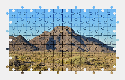 Jigsaw puzzle online mountains,africa,nature,landscape