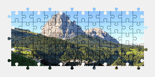 Jigsaw puzzle online mountains,italy,landscape,colorful