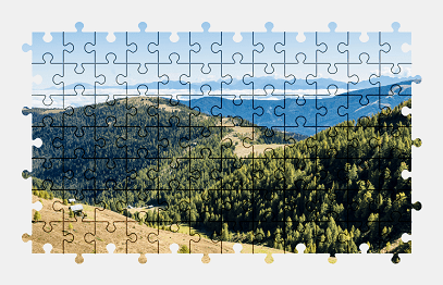 Jigsaw puzzle online mountains,landscape