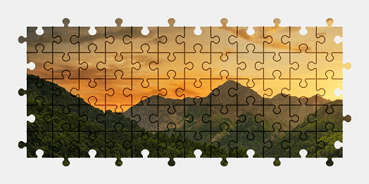 Jigsaw puzzle online mountains,landscape,nature