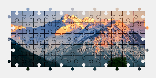 Jigsaw puzzle online mountains,landscape