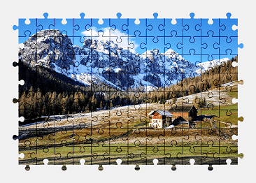 Jigsaw puzzle online mountains,colorful,landscape