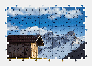 Jigsaw puzzle online mountains,landscape,colorful
