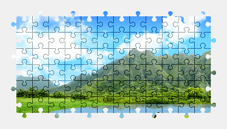 Jigsaw puzzle online mountains,nature,colorful,lake