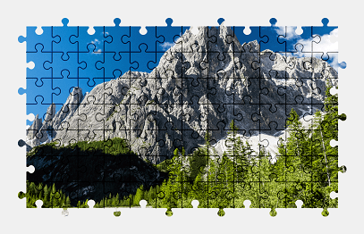 Jigsaw puzzle online mountains,italy,nature,colorful