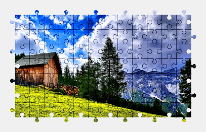 Jigsaw puzzle online mountains,italy,colorful,landscape,nature