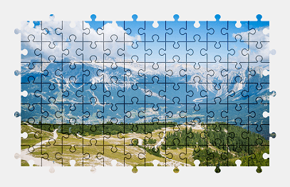 Jigsaw puzzle online mountains,italy,landscape,nature,colorful