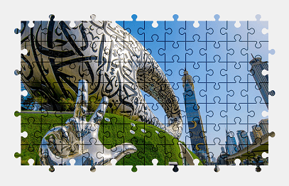 Jigsaw puzzle online museum,dubai,uae,architecture,city,building,colorful
