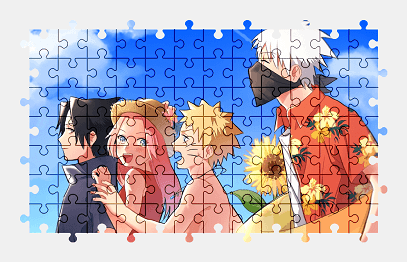 Jigsaw puzzle online naruto,anime,colorful,character