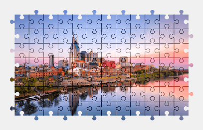 Jigsaw puzzle online nashville,city,usa,architecture,building,colorful