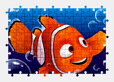 Jigsaw puzzle online nemo,fish,animal,cartoon,character
