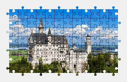 Jigsaw puzzle online castle,building,germany,architecture,colorful
