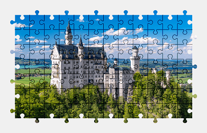 Jigsaw puzzle online castle,building,colorful,germany,architecture