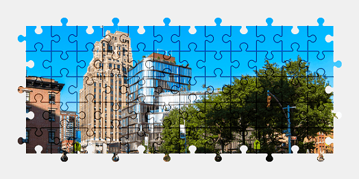 Jigsaw puzzle online new-york,city,building,colorful,usa