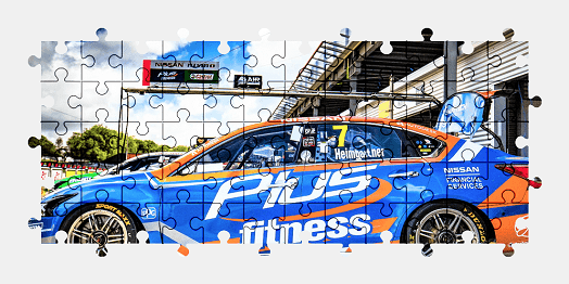Jigsaw puzzle online nissan,sports-car,colorful,car,vehicle,sport