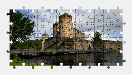 Jigsaw puzzle online castle,finland,building,architecture,island