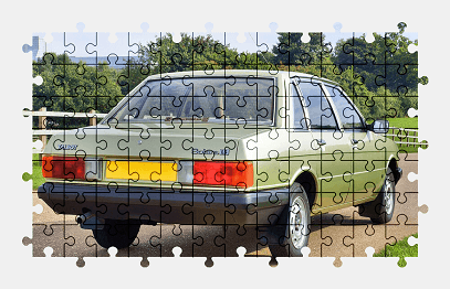 Jigsaw puzzle online talbot,solara,car,vehicle,colorful