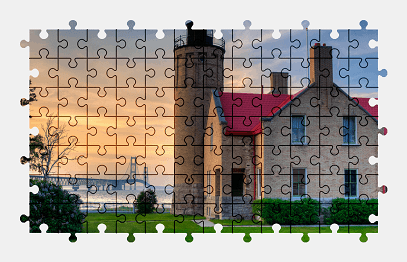 Jigsaw puzzle online lighthouse,building,bridge,usa,colorful
