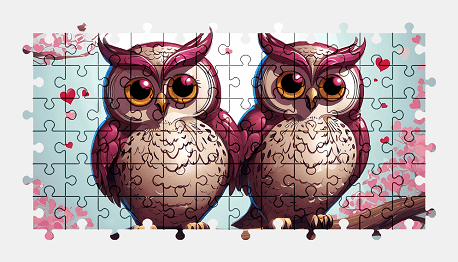 Jigsaw puzzle online owl,bird,animal,colorful