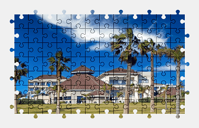 Jigsaw puzzle online palm-tree,tree,colorful