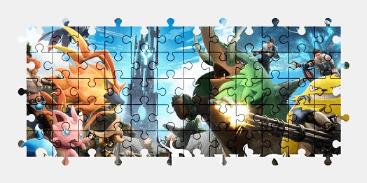Jigsaw puzzle online palworld,video-games,character,colorful