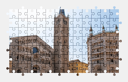 Jigsaw puzzle online cathedral,italy,building,architecture,tower,city