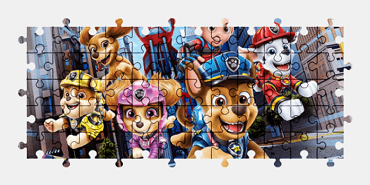 Jigsaw puzzle online paw-patrol,cartoon,character,colorful
